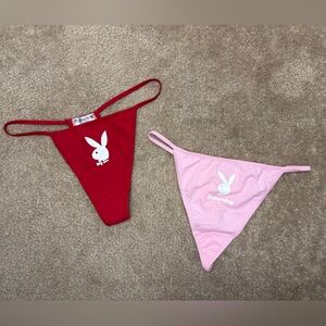 NWOT Playboy Thong Set